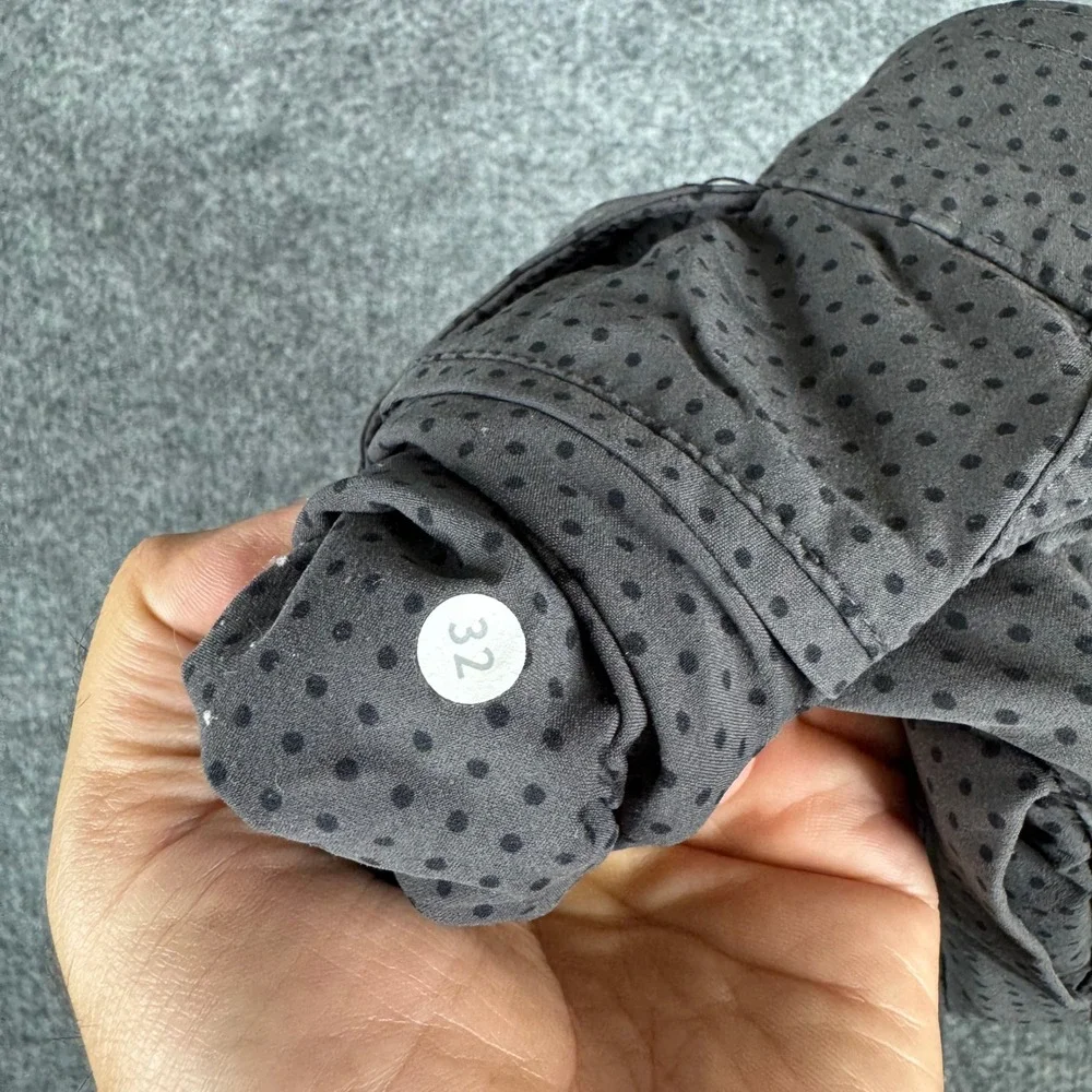 Lululemon Shorts Mens Size 32 Grey Polka Dot Commission Chino Golf Casual